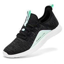 Load image into Gallery viewer, ALEADER Women&#39;s Energycloud Slip On Walking Shoes Pure Running Shoes for Gym Workout Treadmill Running Errands White Gray Size 6 US
