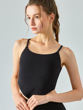 Load image into Gallery viewer, Scoop Neck Sleeveless Sports Tank Top
