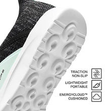 Load image into Gallery viewer, ALEADER Women&#39;s Energycloud Slip On Walking Shoes Pure Running Shoes for Gym Workout Treadmill Running Errands White Gray Size 6 US
