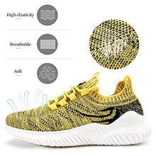 Load image into Gallery viewer, Akk Womens Athletic Walking Shoes - Memory Foam Lightweight Tennis Sports Shoes Gym Jogging Slip On Running Sneakers Blue-Pink Size 9.5
