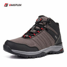 Load image into Gallery viewer, Men&#39;s winter walking shoes non-slip wear-resistant waterproof walking shoes wrinkle-free sports shoes
