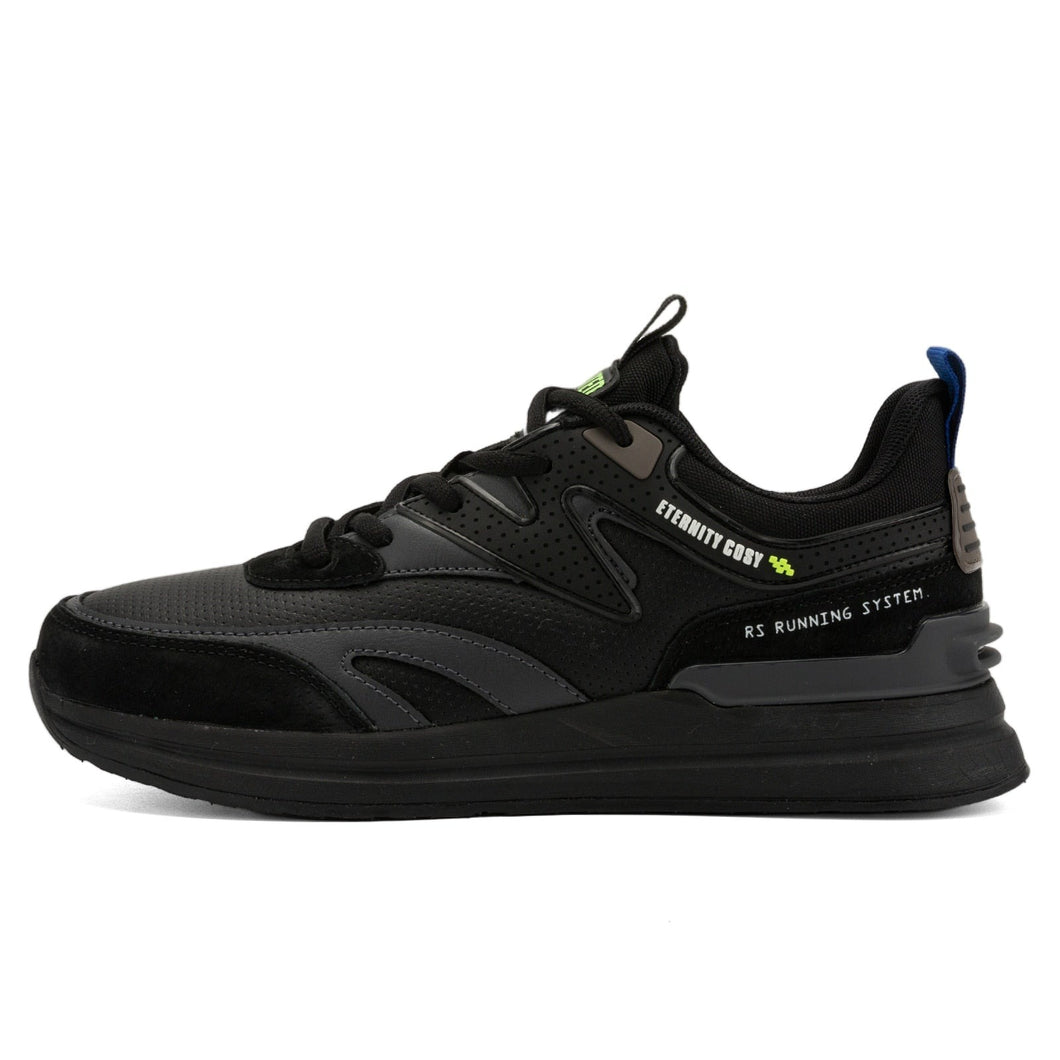 Men's fashion running shoes leather sneakers lace-up shoes lightweight shoes
