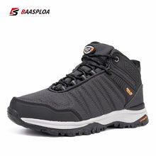 Load image into Gallery viewer, Men&#39;s winter walking shoes non-slip wear-resistant waterproof walking shoes wrinkle-free sports shoes
