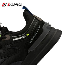 Load image into Gallery viewer, Men&#39;s fashion running shoes leather sneakers lace-up shoes lightweight shoes
