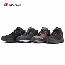 Load image into Gallery viewer, Men&#39;s winter walking shoes non-slip wear-resistant waterproof walking shoes wrinkle-free sports shoes
