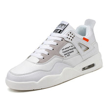 Load image into Gallery viewer, Print men&#39;s casual shoes spring and autumn new fashion breathable men&#39;s casual shoes white shoes
