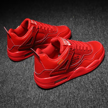Load image into Gallery viewer, Print men&#39;s casual shoes spring and autumn new fashion breathable men&#39;s casual shoes white shoes
