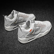 Load image into Gallery viewer, Print men&#39;s casual shoes spring and autumn new fashion breathable men&#39;s casual shoes white shoes

