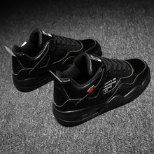 Load image into Gallery viewer, Print men&#39;s casual shoes spring and autumn new fashion breathable men&#39;s casual shoes white shoes
