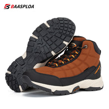 Load image into Gallery viewer, Men&#39;s winter walking shoes non-slip wear-resistant waterproof walking shoes wrinkle-free sports shoes
