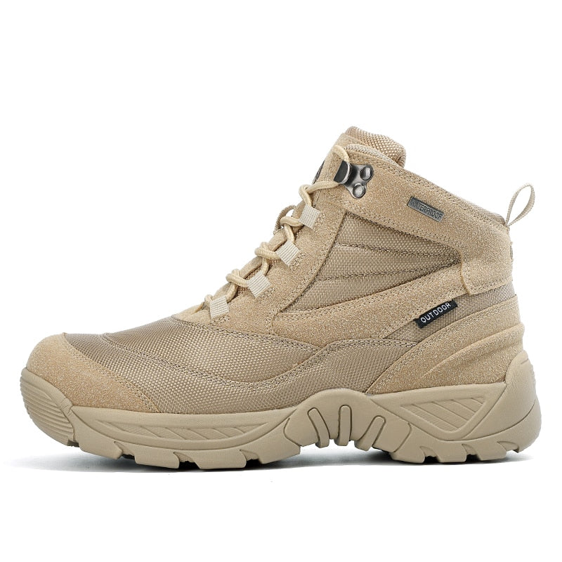 Brand Men's Military Boots Outdoor Non-slip Rubber Desert Hiking Boots