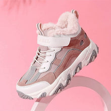 Load image into Gallery viewer, Children&#39;s sports shoes outdoor velvet shoes, new winter non-slip cotton walking shoes
