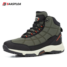 Load image into Gallery viewer, Men&#39;s winter walking shoes non-slip wear-resistant waterproof walking shoes wrinkle-free sports shoes
