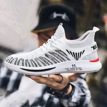 Last inn bildet i Galleri-visningsprogrammet, Men&#39;s sports running shoes elastic non-slip breathable fashion men&#39;s shoes vulcanized shoes
